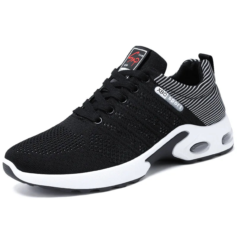 Chaussures hommes 2025 nouvelle tendance chaussures pour hommes respirant à lacets chaussures de course version coréenne chaussures de sport légères et décontractées