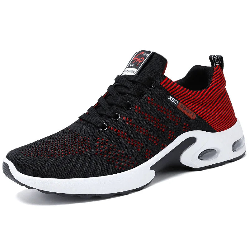 Chaussures hommes 2025 nouvelle tendance chaussures pour hommes respirant à lacets chaussures de course version coréenne chaussures de sport légères et décontractées