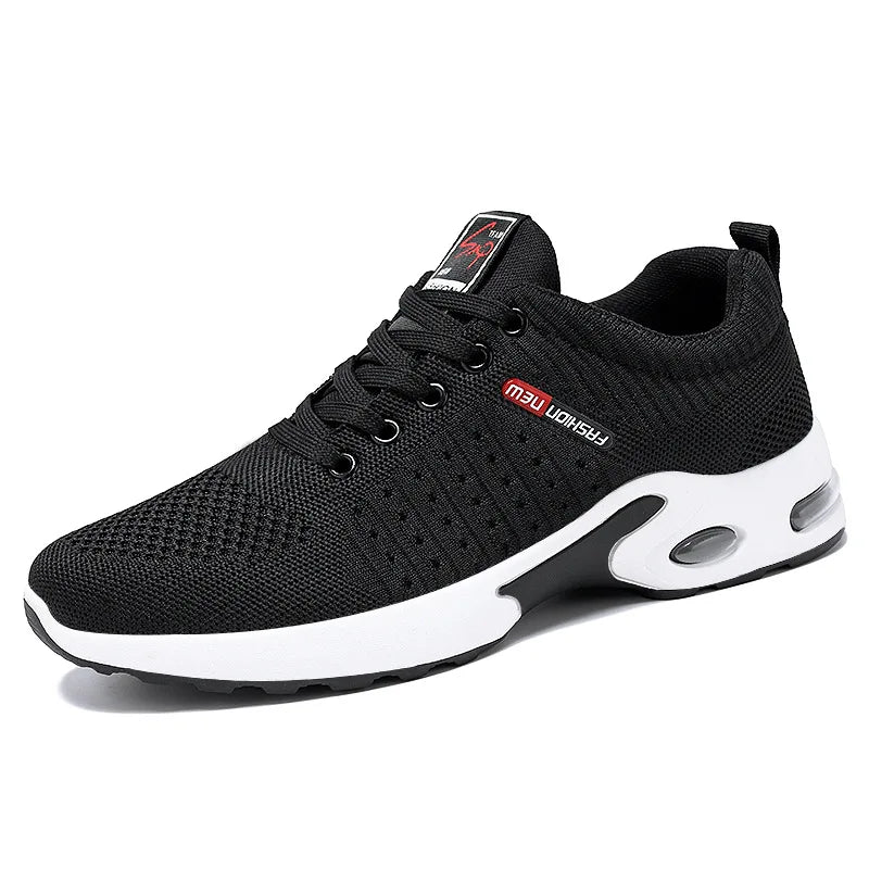Chaussures hommes 2025 nouvelle tendance chaussures pour hommes respirant à lacets chaussures de course version coréenne chaussures de sport légères et décontractées