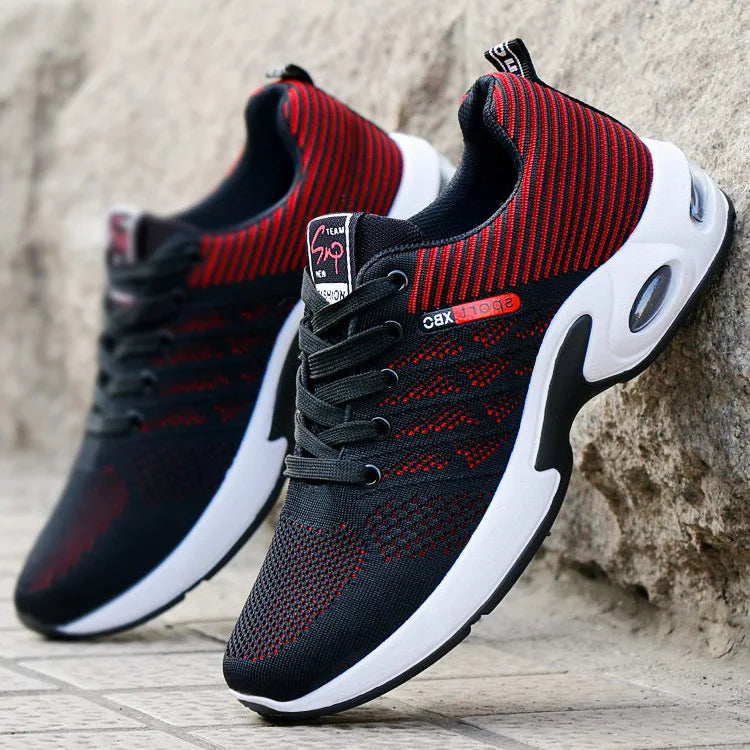 Chaussures hommes 2025 nouvelle tendance chaussures pour hommes respirant à lacets chaussures de course version coréenne chaussures de sport légères et décontractées