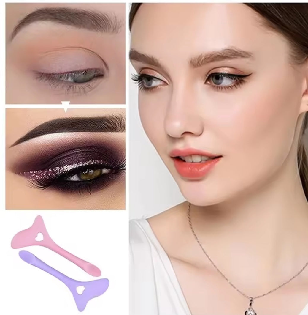 Pochoir pour Eyeliner en Silicone pour Eyeliner - Aide Au Maquillage Des Yeux